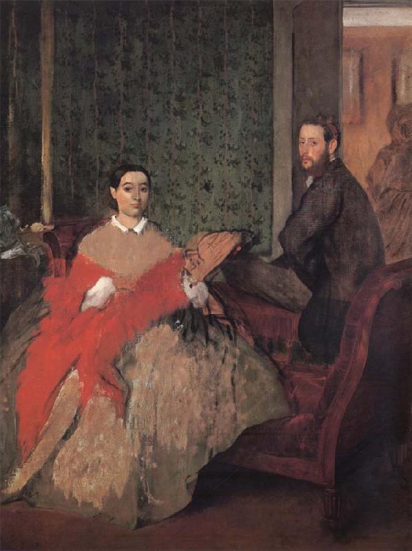 Edgar Degas M.et M Edmond Morbilli France oil painting art